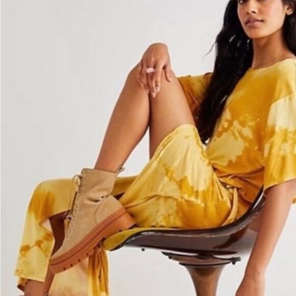NWT Free People Alyssa wrap maxi dress size XS NWT - Picture 3 of 11